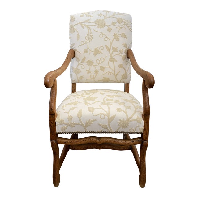19th Century French Mutton Bone Arm Chair For Sale