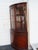 Traditional Bassett Mahogany Inlay Corner China Display Cabinet Cupboard 6913 For Sale - Image 3 of 18