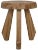 Priam Teak Stool For Sale
