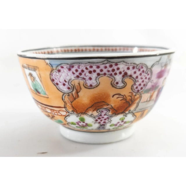 19th Century English New Hall Porcelain Chinoiserie Cup and Saucer 425
