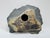 Stone Vintage Natural Slate Ikebana Vase With Metal Flower Frog For Sale - Image 7 of 10