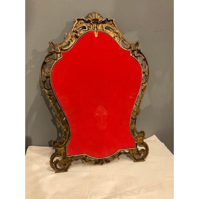 Italian Mirror in Brass, 1960 For Sale - Image 10 of 12