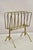 Vintage A. Ravenel Paris French Mid Century Modern Brass Magazine Rack Stand For Sale - Image 11 of 12
