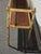 Wood Vintage Hollywood Regency Gold Console Table Sofa Table W Cane Shelf For Sale - Image 7 of 16