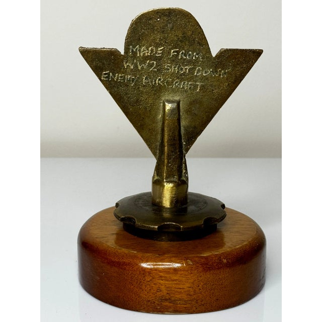 British 1940s Winston Churchill v for Victory Bronze Car Mascot Sculpture For Sale - Image 4 of 10