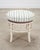 20th Century Round Rattan Swivel Ottoman Stool by Ficks Reed For Sale In Sacramento - Image 6 of 18