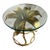 Mid-Century Arthur Court Style Drexel Gold Lilly Side Table For Sale