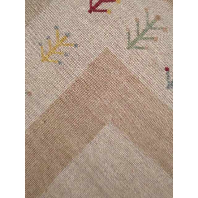 1980s Square Gabeh Rug 6'8" X 6'9" For Sale - Image 5 of 7