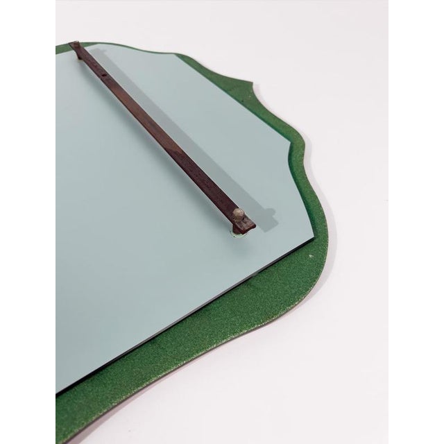 Vintage Italian Peach-Pink Crystal Mirror, 1950s For Sale - Image 17 of 18