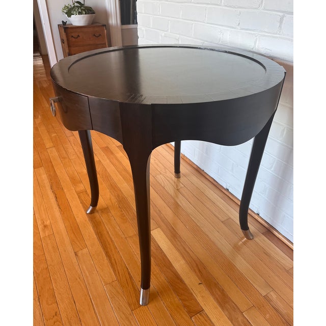 2010s Walnut Barry Accent Table From the Madeline Stuart Collection For Sale - Image 5 of 14