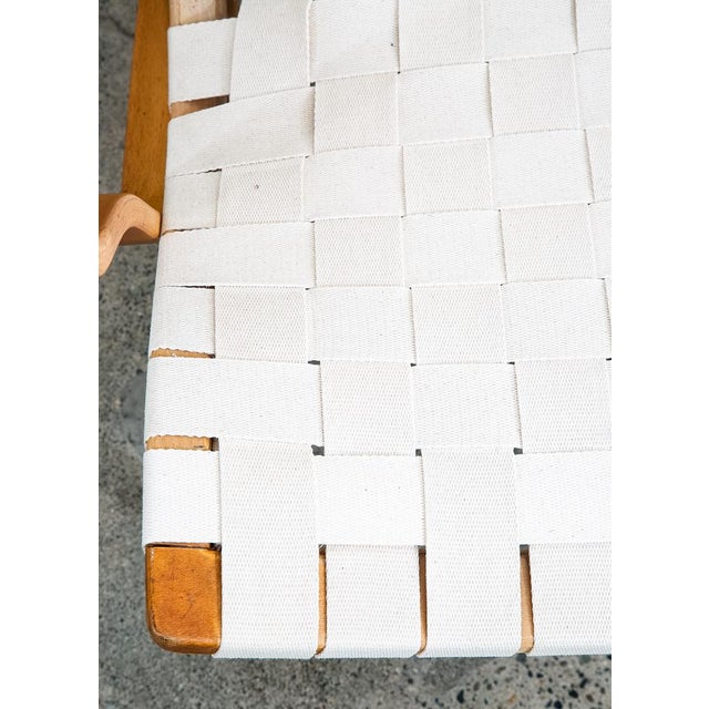 1960s Mid Century Danish Modern Lounge Chairs Dux Bruno Mathsson Pernilla Canvas White For Sale - Image 12 of 12