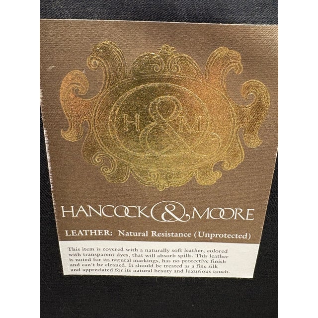 Hancock and Moore Classic Brown Leather Armchair. For Sale - Image 10 of 12