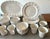 2020s "Charlotte" Portugal Faience Dinnerware-8 Place Settings + Serving-Set 36 For Sale - Image 5 of 8