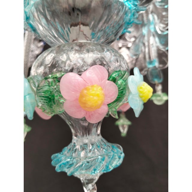 Vintage Chandelier in Murano Glass, 1980s For Sale - Image 10 of 18