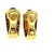 Canary Yellow Roberto Legnazzi 18k Gold Citrine & Diamond Earrings, Italy C. 1990, Pair For Sale - Image 8 of 16
