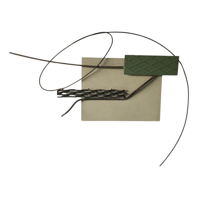 Abstract Iron Sculpture by Alex Corno Confini, Italy, 1985 For Sale