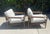 Brown Jordan Brown Jordan Vintage Rattan Lounge Chair Set, New Perennials Cushions For Sale - Image 4 of 14