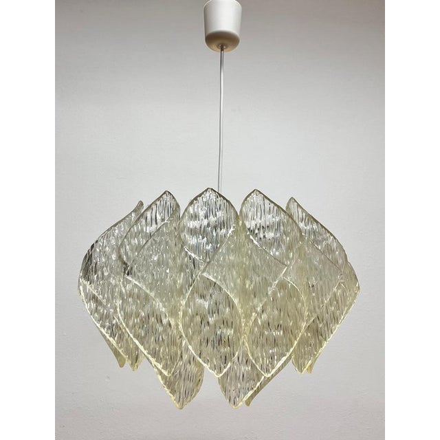 Plastic Mid-Century Ice Plastic Pendant Light, 1970s For Sale - Image 7 of 9