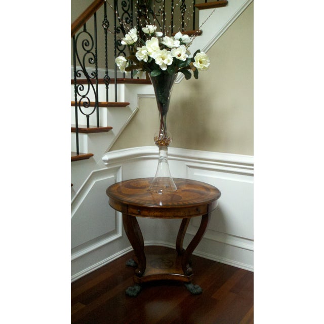 2000 - 2009 Theodore Alexander "Swirling Teardrops" Center Table For Sale - Image 5 of 7