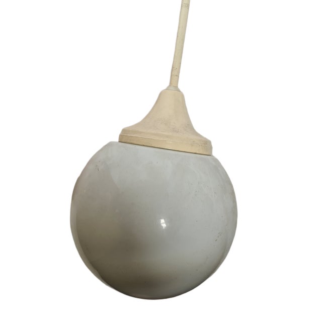 Postmodern Communist Pendant Lamp, Poland, 1970s For Sale - Image 9 of 12
