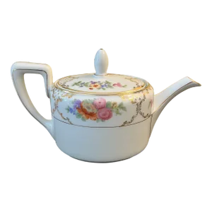 Rosenthal Floral Pattern Tea Pot Vintage