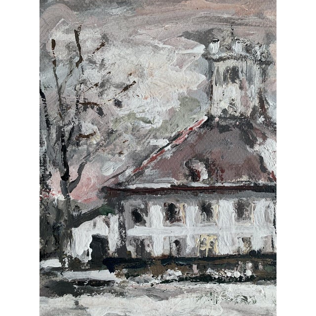Magdalena Spasowicz, Suburban Landscape, Oil on Cardboard, 2002 For Sale - Image 4 of 8