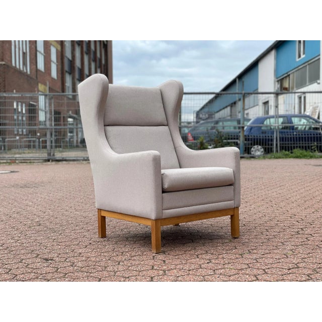 Original 60s! Made in Denmark ! Completely restored! Stunning Mid Century armchair from Denmark for your Stuga! The...