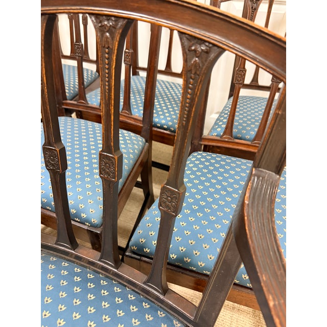 Set of 8 18th Century English Dining Chairs For Sale - Image 11 of 18