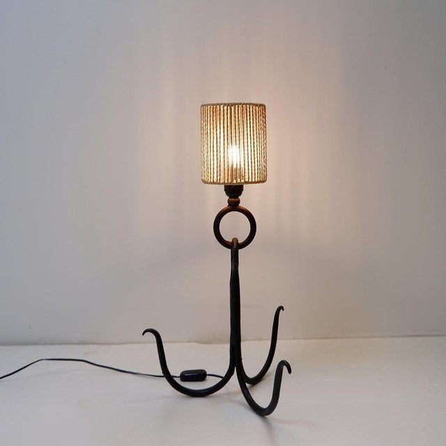 Brutalist Anchor Table Lamp, 1950s For Sale - Image 10 of 15