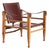 Safari Chair in Oak and Leather by Aage Bruun, 1960s For Sale