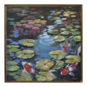 Contemporary Abstract by Karen Zazon, "Poetry in Motion"