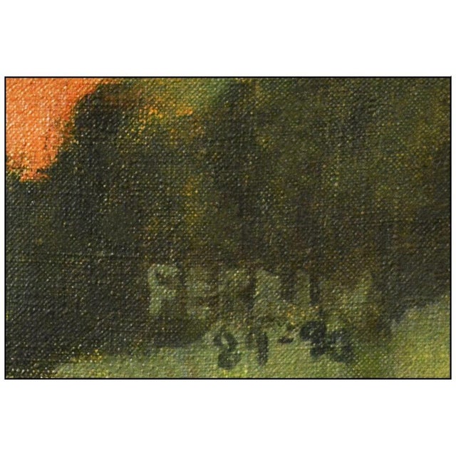 Late 20th Century Awaking The Village, Douglas Ferrin For Sale - Image 4 of 5