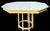 Chinoiserie Thomasville Hollywood Regency Faux Bamboo Octagonal Dining Table and Four Side Chairs in Ivory Lacquer, Circa 1980 For Sale - Image 3 of 12