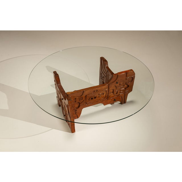 Brown Coffee Table attributed to Nerone E Patuzzi Gruppo NP2, Italy, 1970s For Sale - Image 8 of 15