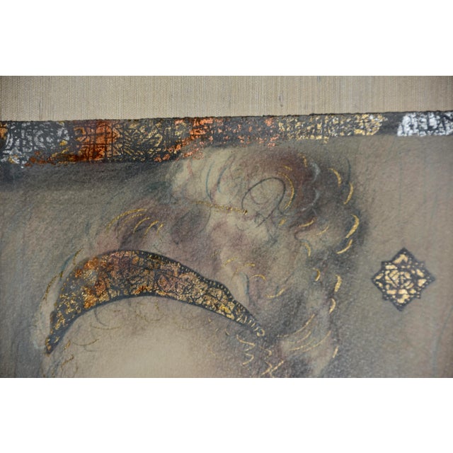 Early 21st Century Antique Csaba Markus 'Cassandra' Original Mixed Media For Sale - Image 11 of 12