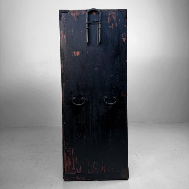 Japanese Mizuya Tansu Storage Cabinet, 1900s For Sale - Image 16 of 18