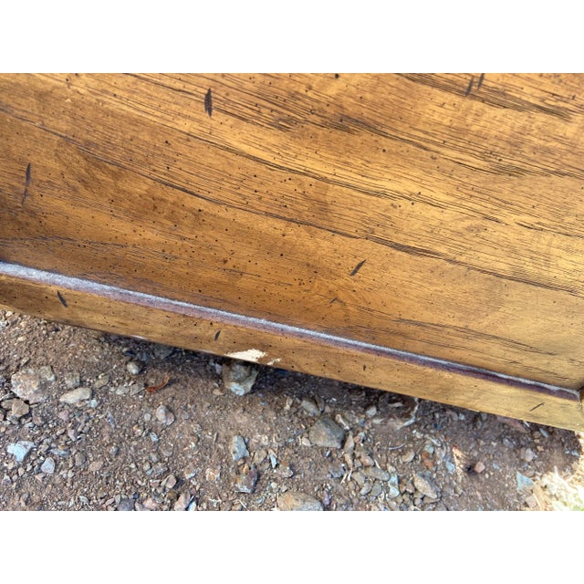 Brass Vintage Mid Century Modern Drexel Campaign Desk For Sale - Image 8 of 12