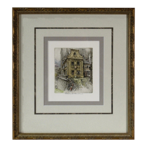 Robert Kasimir Schubert'S House, Vienna C. 1970 Original Print