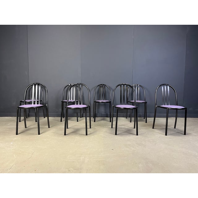 1980s NR 222 Chairs by Robert Mallet-Stevens, 1980s, Set of 6 For Sale - Image 5 of 11