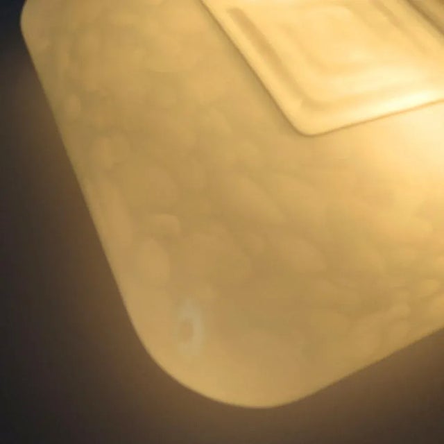 Glass Marbled Glass Wall Lamps, 1980s, Set of 2 For Sale - Image 7 of 8