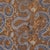 SAMPLE - Schumacher Serpentine Dragon Fabric In Brown & Blue For Sale