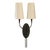 Hudson Valley Rutland 2 Light Wall Sconce in Bronze For Sale