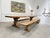 Large Vintage Oak Bench, 1950 For Sale - Image 9 of 10