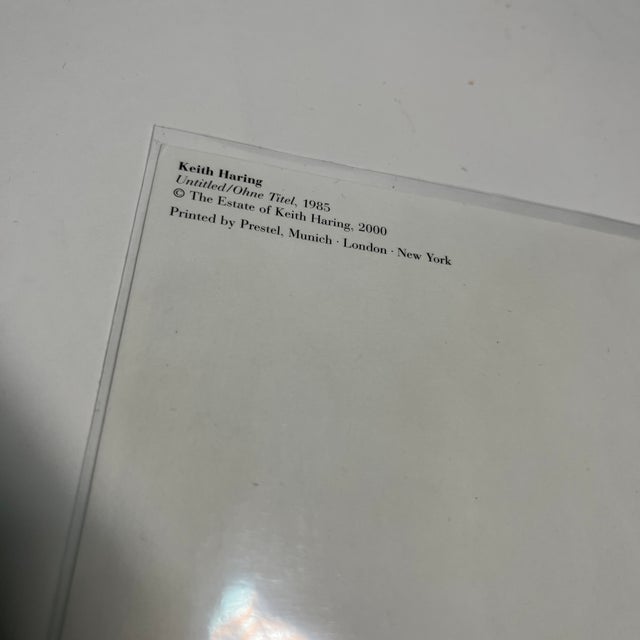 Red 1980s 2000s Keith Haring Postcards Set of 4 For Sale - Image 8 of 15