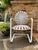 Metal Mid 20th Century Francois Carre Porch Rockers in White - A Pair, Attributed For Sale - Image 7 of 7
