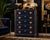 Art Deco Late 19th Century Solid Oak Chest of Drawers | Midnight Blue™ & Old Chapel Satin Walnut™ For Sale - Image 3 of 3