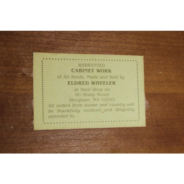 Eldred Wheeler Primitive Cherry Dropleaf Farm Table For Sale - Image 18 of 18