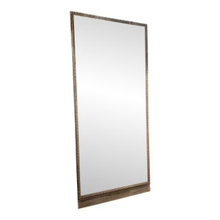 Antique French Architectural Door Floor Mirror For Sale