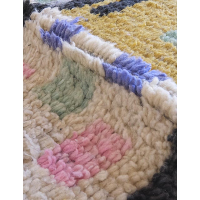 Textile Moroccan Abstract Rug - 6′5″ × 10′2″ For Sale - Image 7 of 8