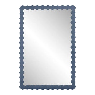 Fleur Home Audubon Bamboo Rectangle Mirror in Distance, 30x40 For Sale